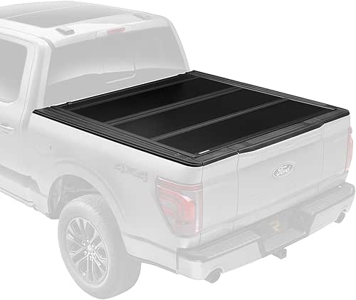 RealTruck UnderCover Ultra Flex Hard Folding Truck Bed Tonneau Cover