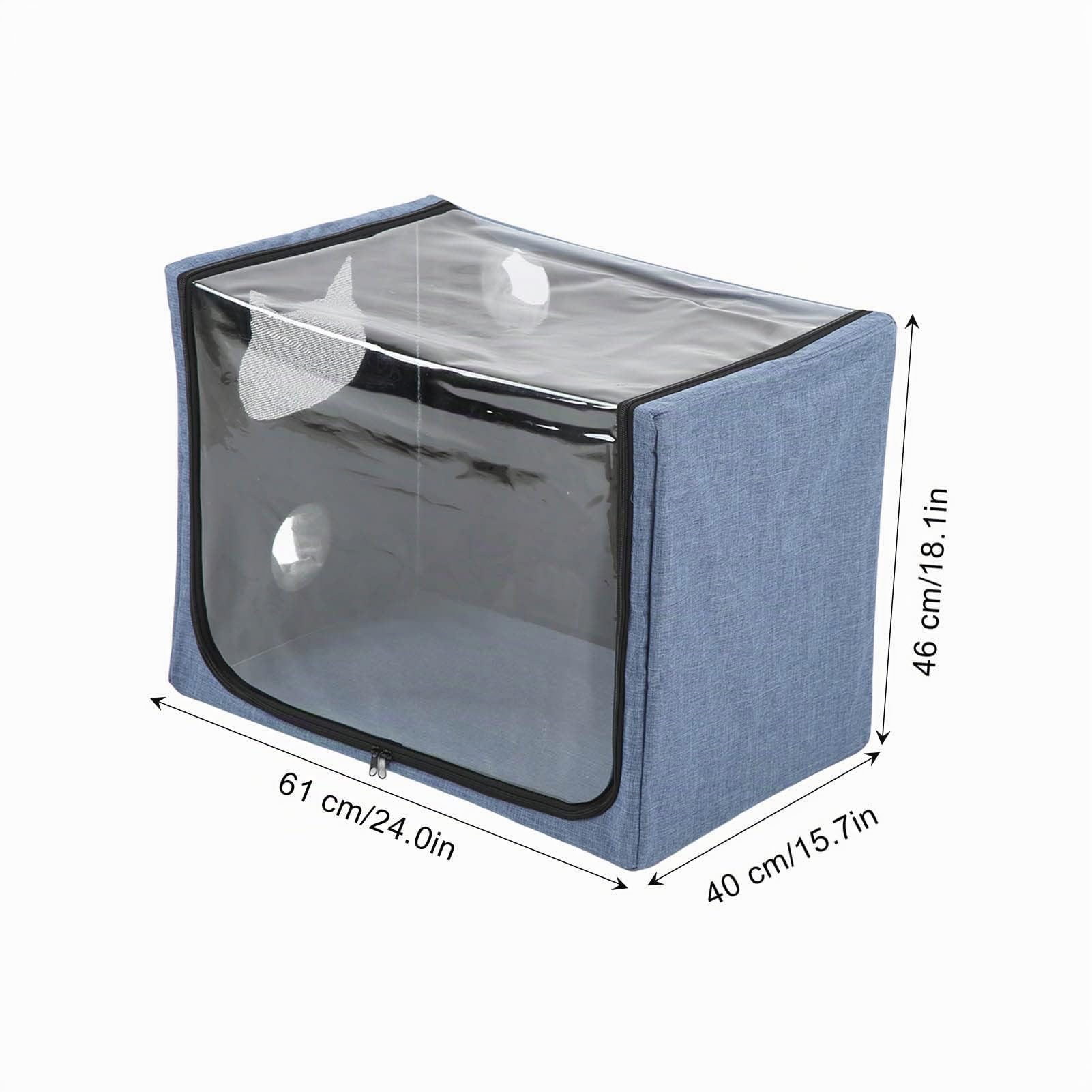 lyrlody Trockenbox für Haustiere, Faltbare Welpen-Trockenbox, Praktische Reisetasche für Welpenpflege und -Reinigung, für Katzen Hunde und Kaninchen