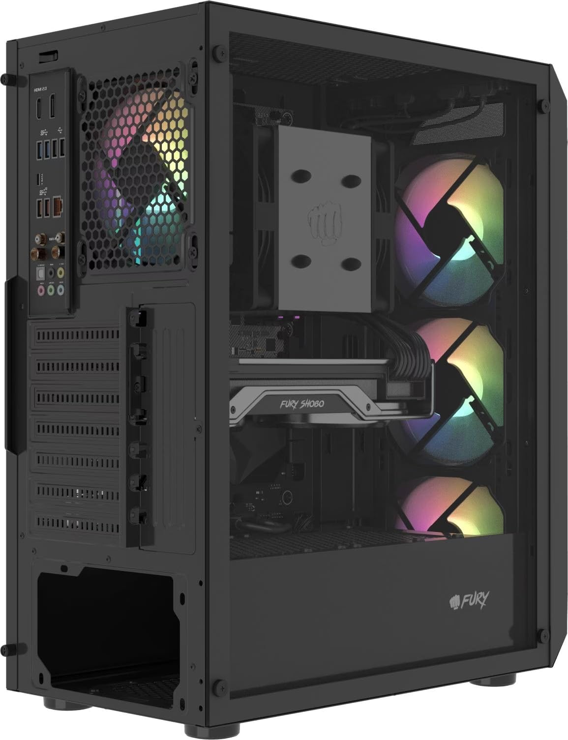 PC Gaming | Intel i7 4.2 GHz + Radeon RX | 32GB RAM | 1TB SSD | WLAN | Windows 11 | RGB Gaming Computer