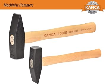 HOOK Custom Heat Treated Ergonomic Wooden Handle Forged Steel Hammer, 2000gr
