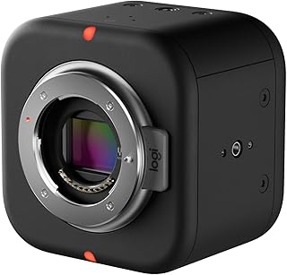 Logitech for Creators Mevo Core Wireless Live Streaming Camera, 4K Video Camera with Interchangeable Lens, Multicam Ready, Intuitive App Control