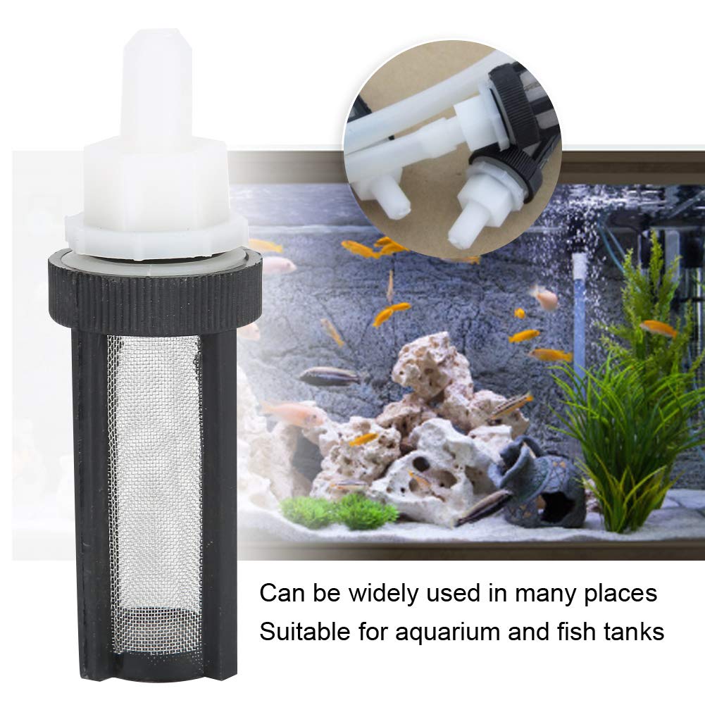 10 pz Micro Pompa Filtro Rete In Acciaio Inox Acquario Pompa Acqua Filtro Filtro Rete Tubo per 7mm 8mm Tubo Pompe Sommergibili