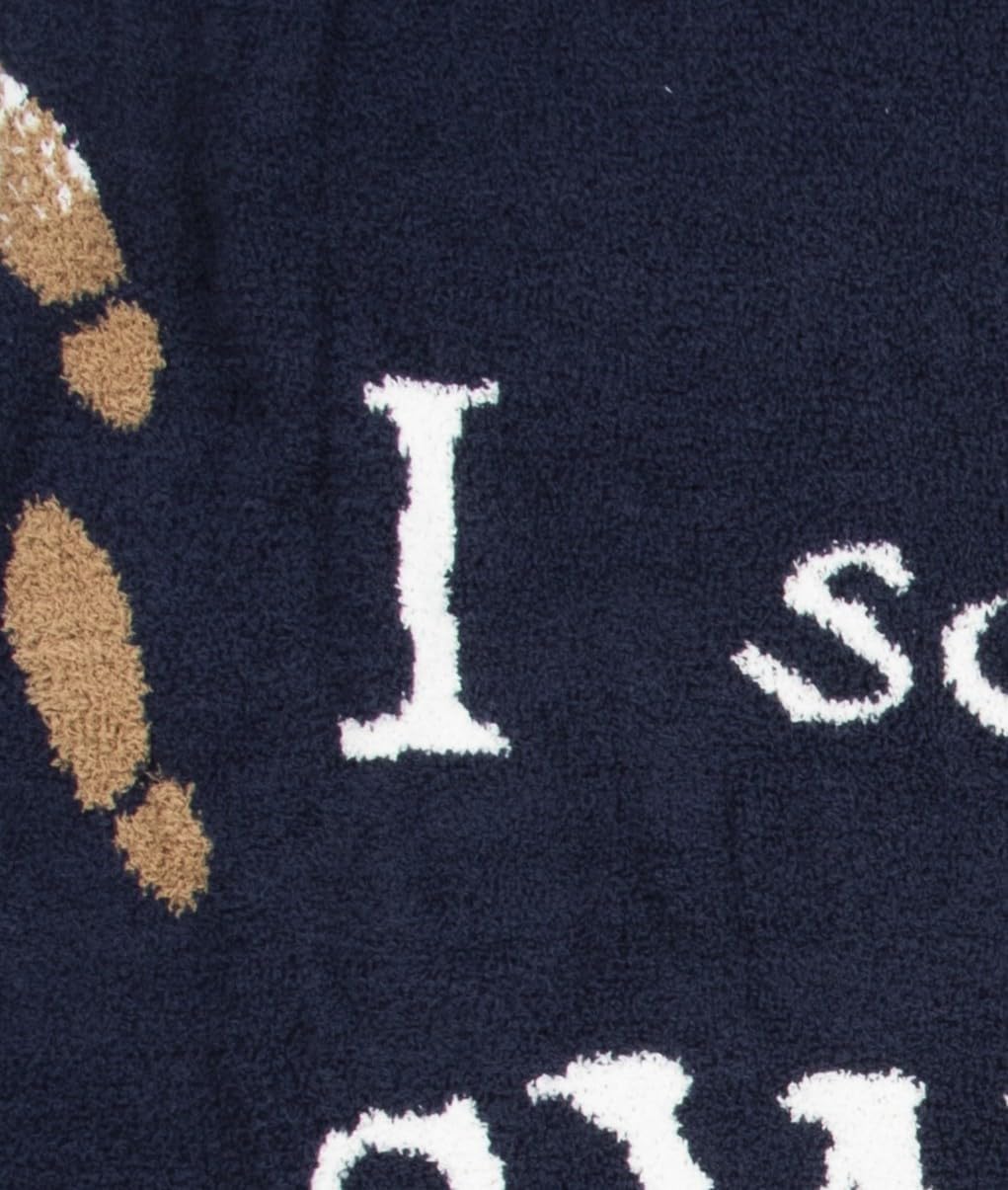 Jay Franco Plush Throw Blanket – Soft & Fuzzy 50x60 Inch Throw for Couch or Bed – Cozy Home Décor for Living Room & Bedroom, Dark Blue - Harry Potter