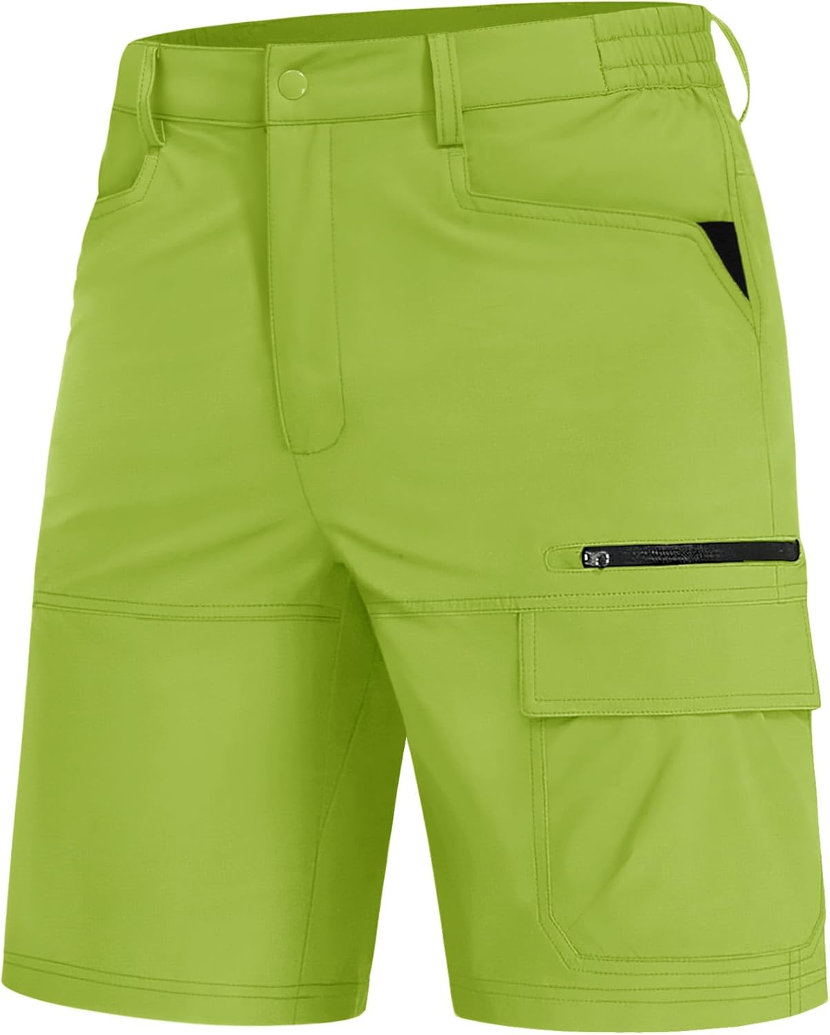 EKLENTSON Mens Outdoor Hiking Shorts Lightweight Quick Dry Casual Cargo Shorts Water Resistant with Pockets 10" Inseam