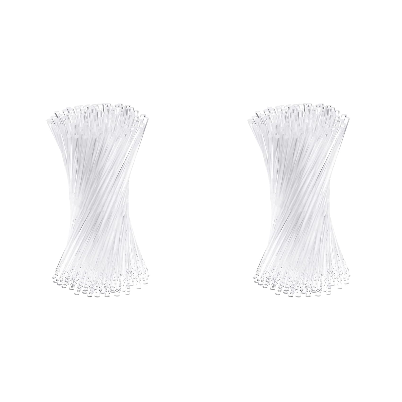 Hndhbfgrt 200 Pieces 4 Inch Acrylic Lollipop Sticks Clear Reusable Acrylic Rods for Making Lollipops Cake Pops Candies Chocolates