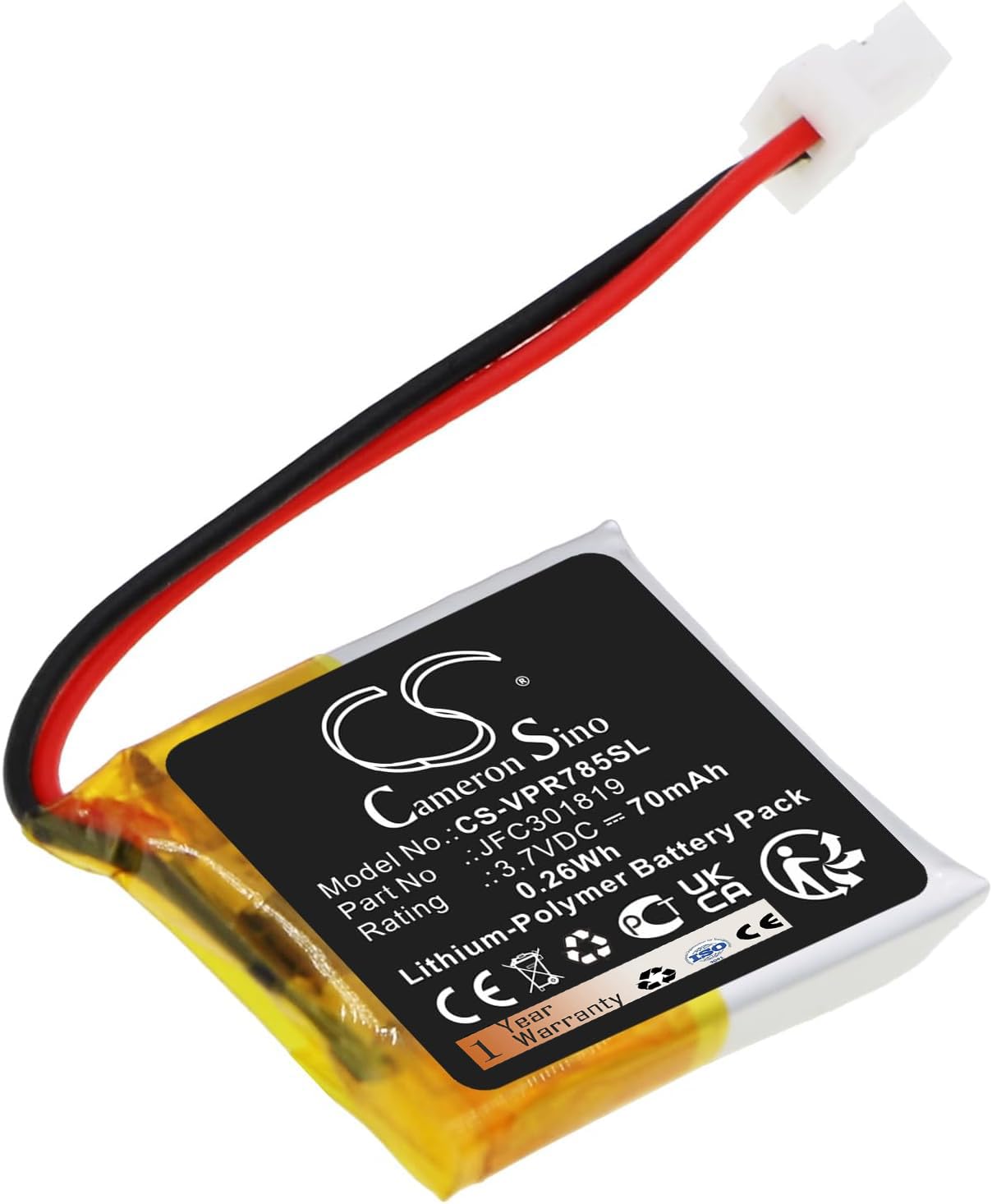 Ejjinenbby 3.7V JFC301819 Battery Replacement for Viper 7857V Clif 7857X JFC301819