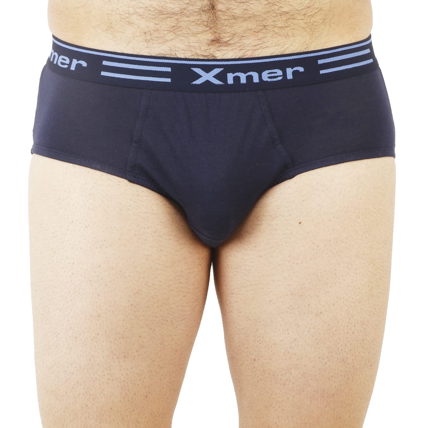 xmer Men Briefs Combo Pack,Ultra-Comfortable, Moisture-Wicking Cotton Underwear,Durable Construction, Soft Fit, Pack of 1, Multicolor Breathable Trunks for Men-picture-38