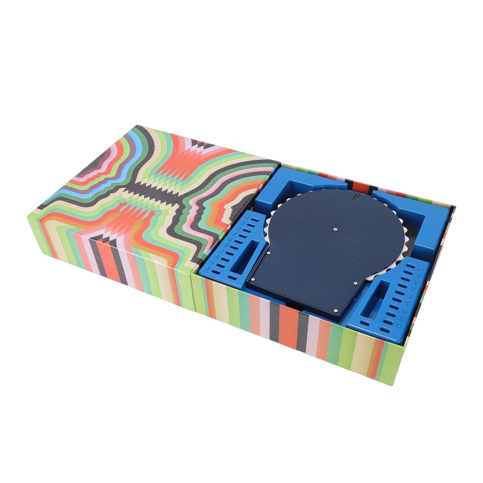 Elprico Juego de Mesa de Longitud de Onda, Juego de Cartas Telepático para Fiestas, Más de 400 Pares de Palabras, Tiempo de de 15 a 30 Minutos, Entretenimiento Social Estratégico con Dial Giratorio,