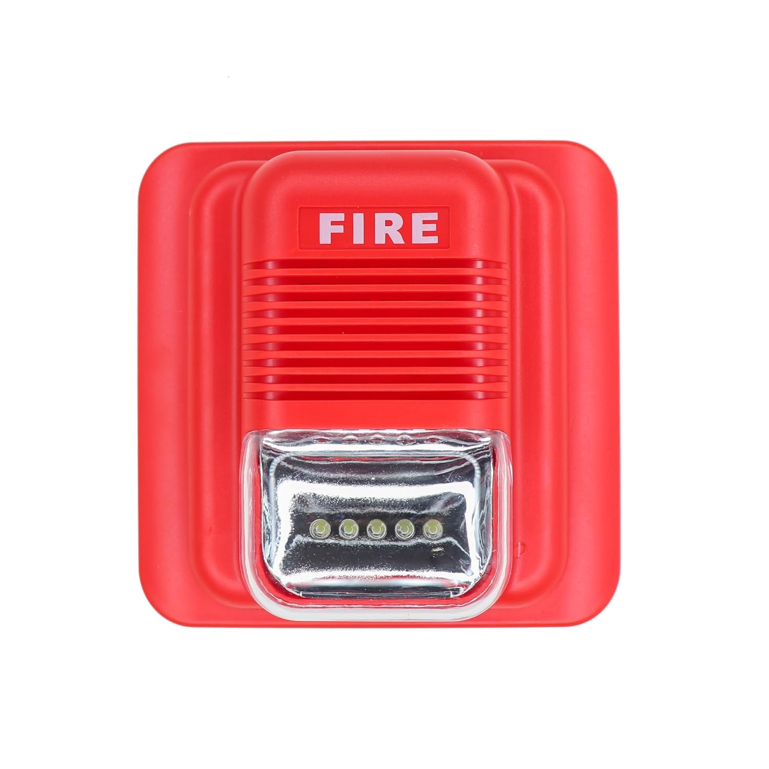 SAFETY ZONE® Fire Alarm Warning Strobe Siren| Fire Security Service| Fire Alarm Siren |Horn Sound & Strobe Alert Security System for Home Office Hotel Restaurant Heavy Duty Quality.