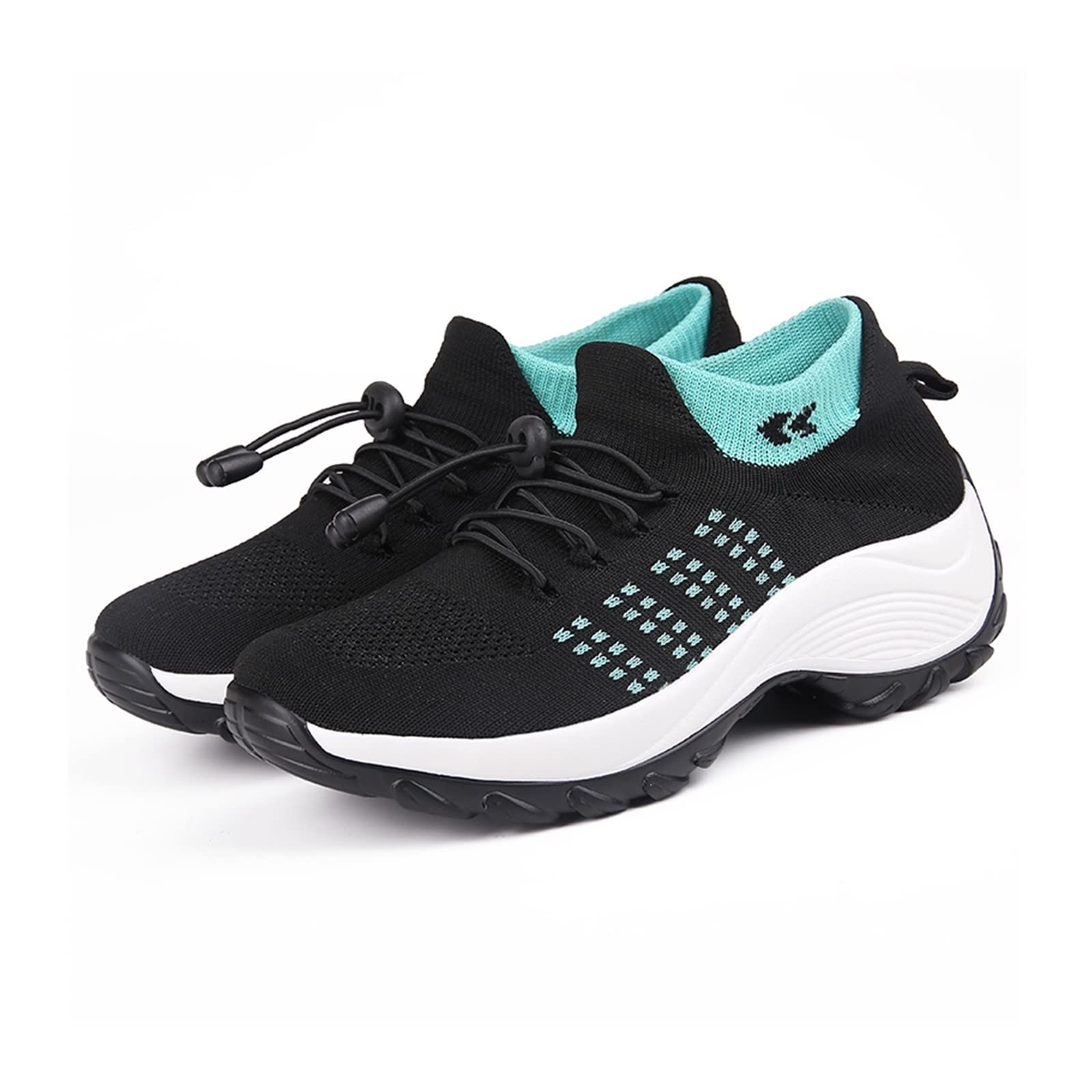 PsampaPsampa Womens Sneakers Spring Autumn Women Shoes Round Toe Platform Low Heel Colorblocking Females Sneakers Elegant Outer Leisure Shoes (Size : 43)