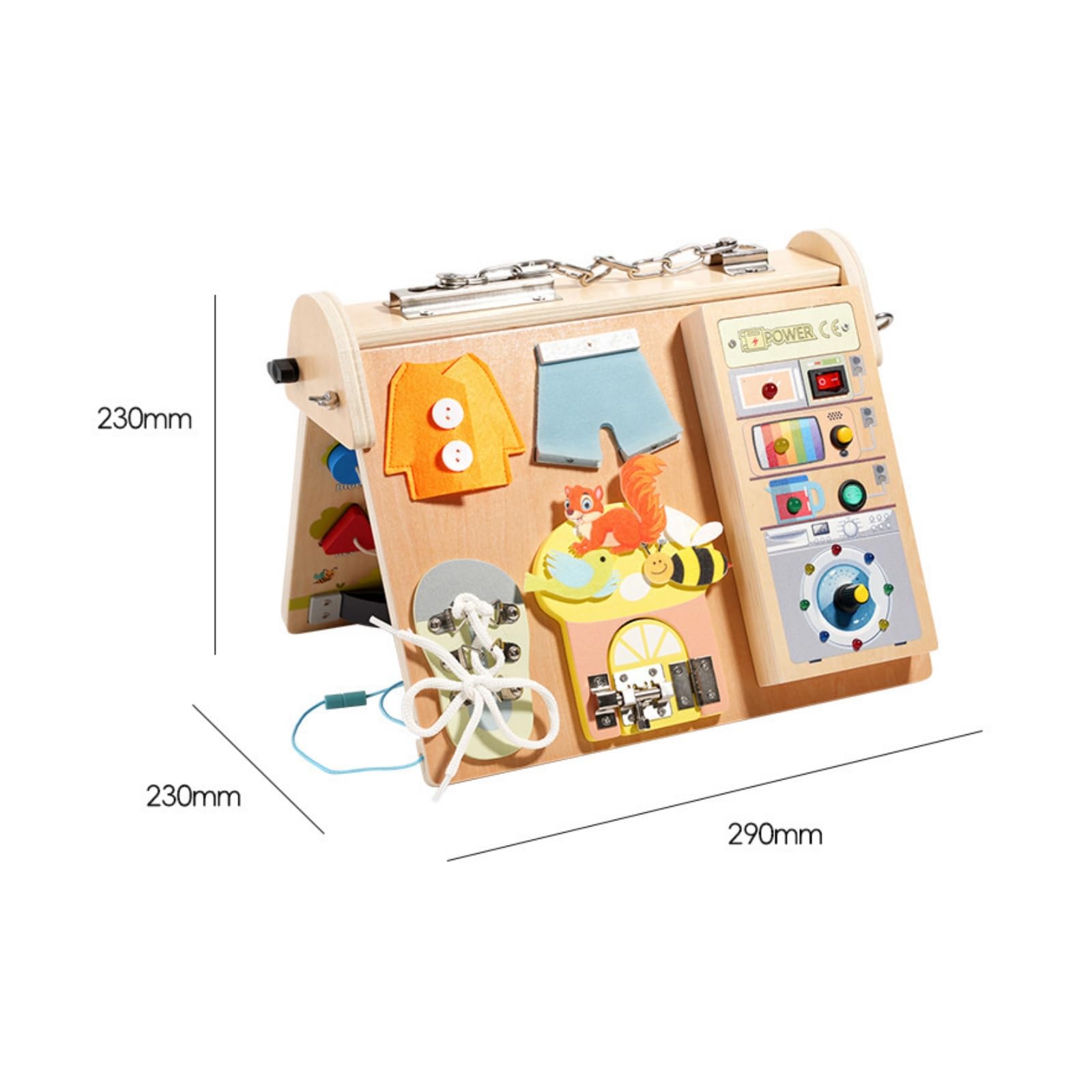 Klappbar Busy Board