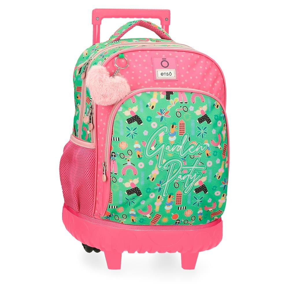 Enso Garden Party Mochila 2 Ruedas Multicolor 33x44x21 cms Poliéster