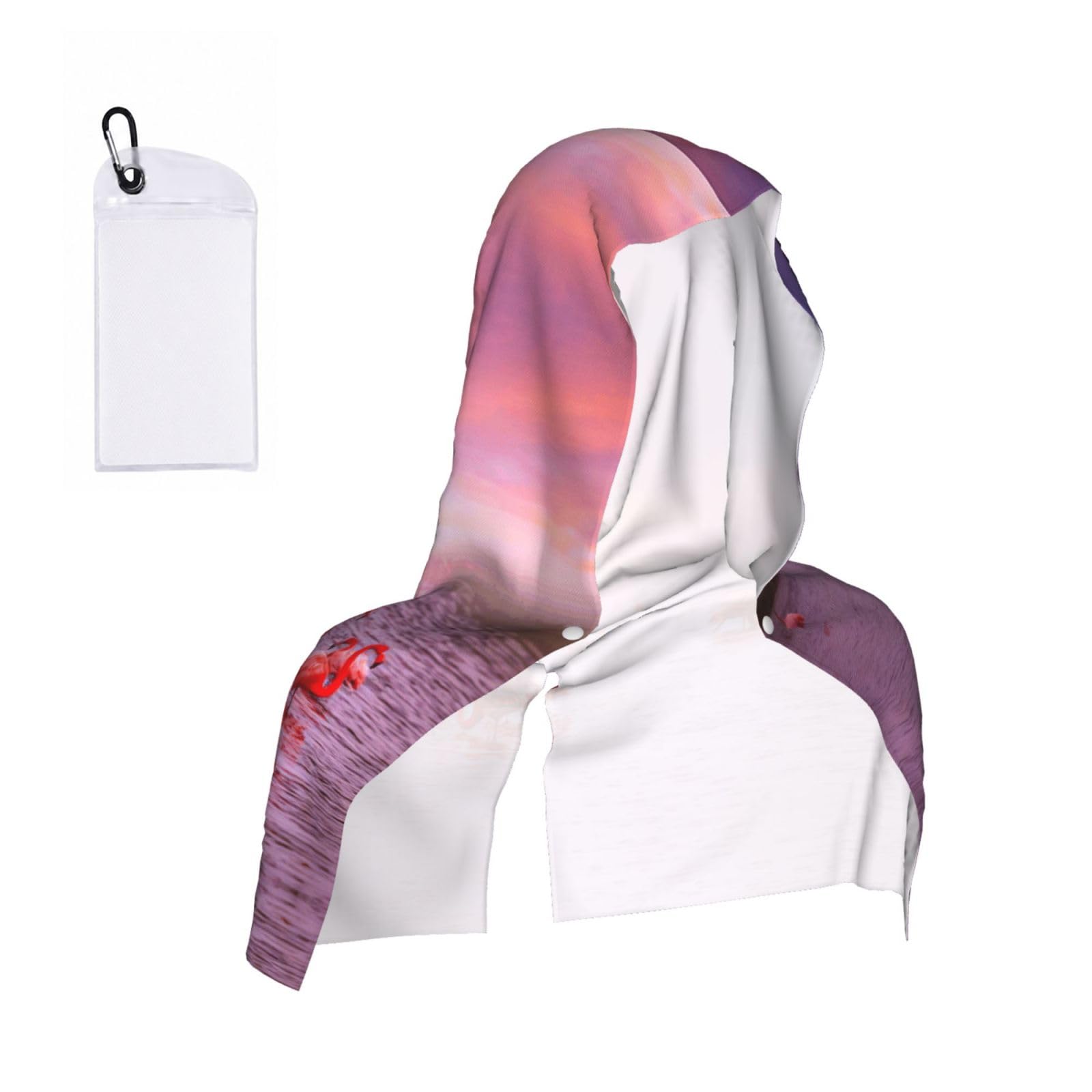 ZYJHYY Pink Flamingos Print Unisex Swimming Towel Practical Camping Towel Skin-Friendly Cooling Towel For Workout Training