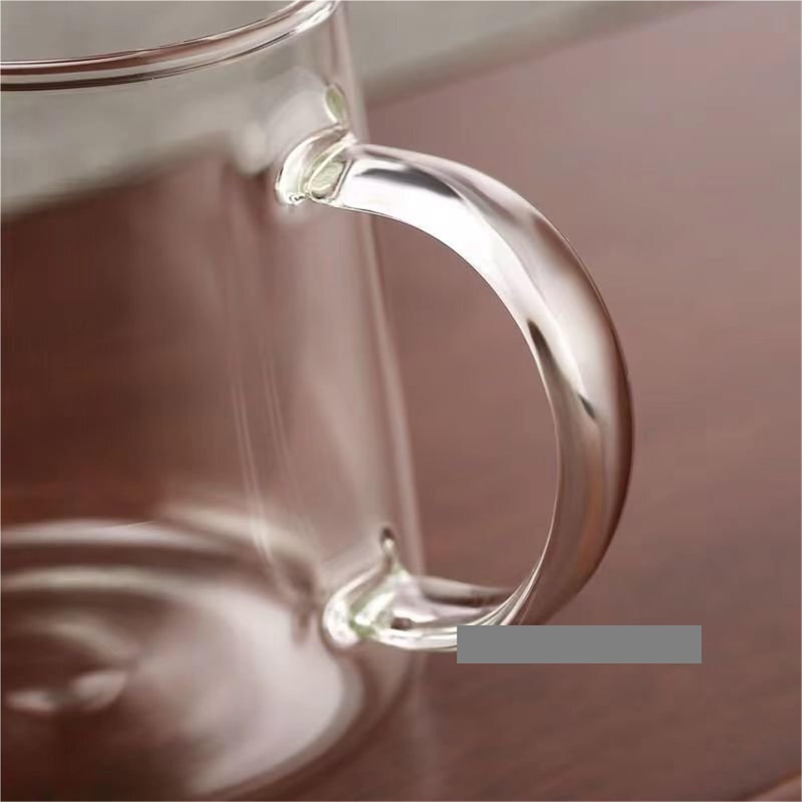 Jarra de cristal 2 uds., jarra leche 300/450/600ml, café transparente, vertedor y té Para café(450ml)
