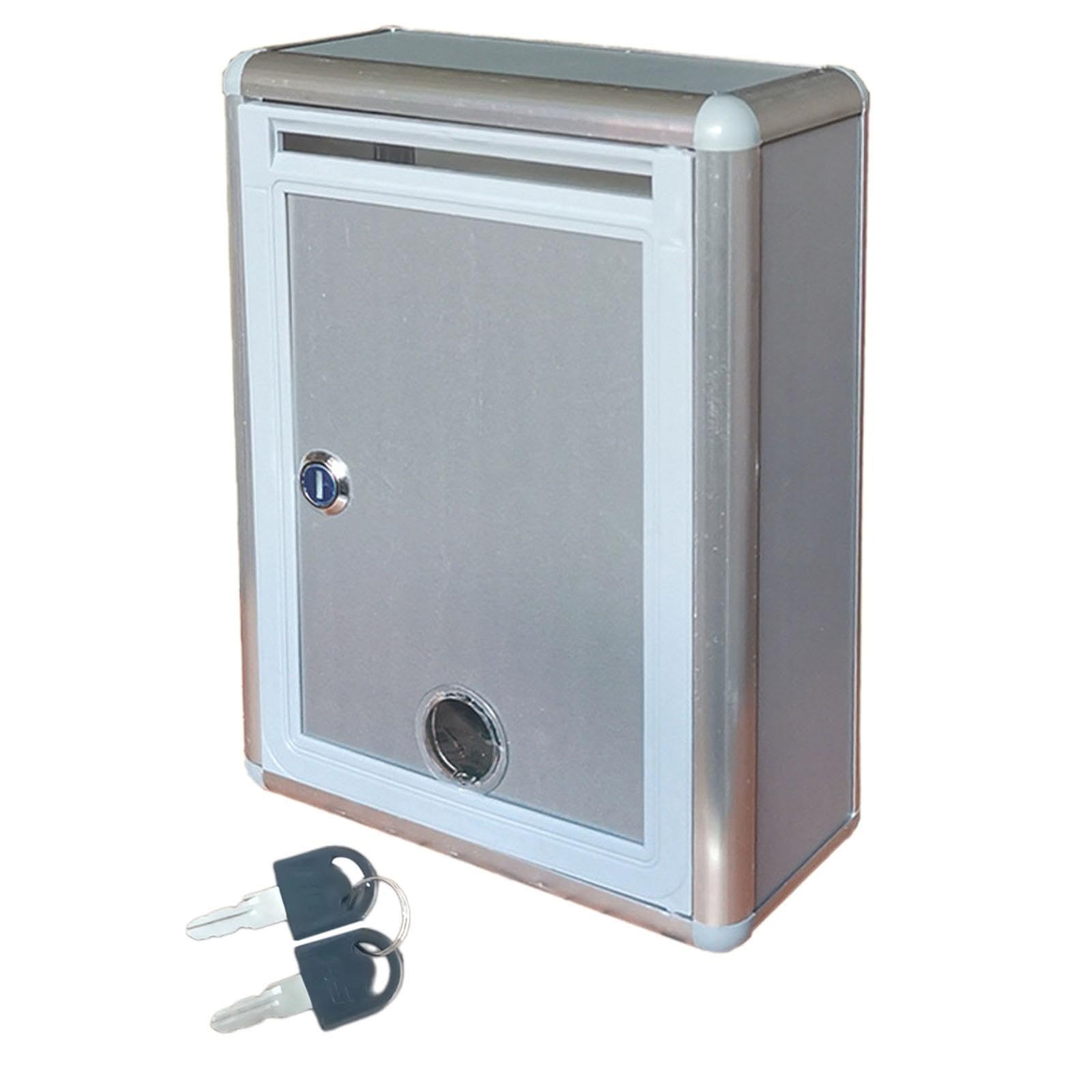 LR Decor E-Shop Suggestion Box Metal Wall Mounted Ballot Box for Voting Suggestions Feedback Small-image-8