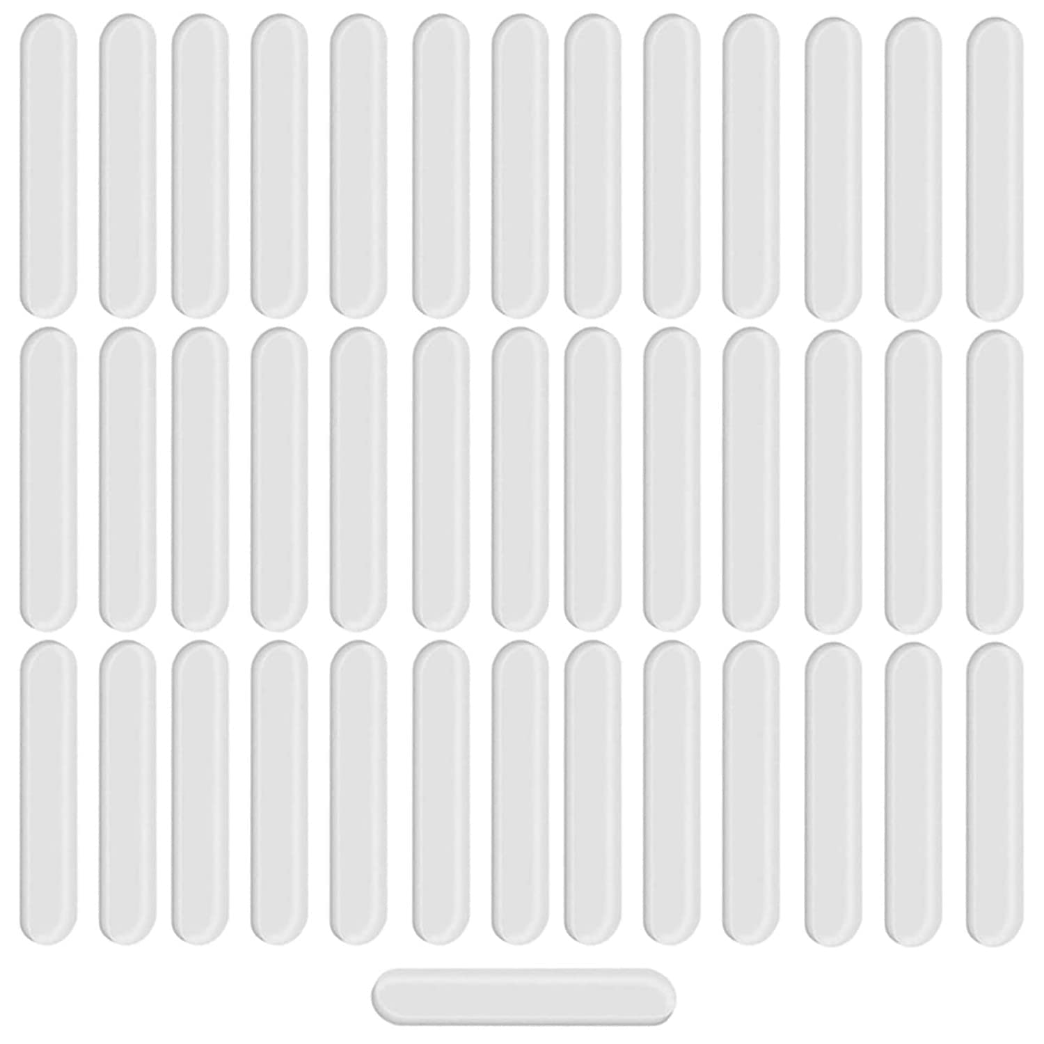 SHFTI Strip Glass Top Bumpers,Silicone Adhesive Furniture Bumpers for Sliding Doors Cabinets Drawers (Pack of 40) (B0CHPFMTP5) Amazon Price History, Amazon Price Tracker