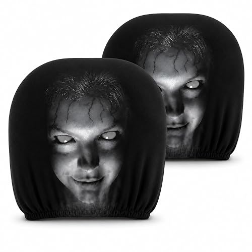 2 Pcs Housses d'Appui-tête de Voiture, Appuie Tete Voiture, Douces,