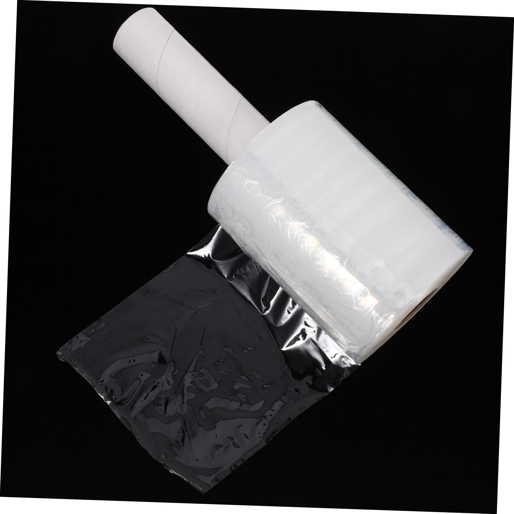 Gatuida Film Étirable avec Poignée Portable Transparent pour Emballage et Déménagement Film Stretch Wrap Robuste pour Protection Fixation et Stockage Sécurisés Objets