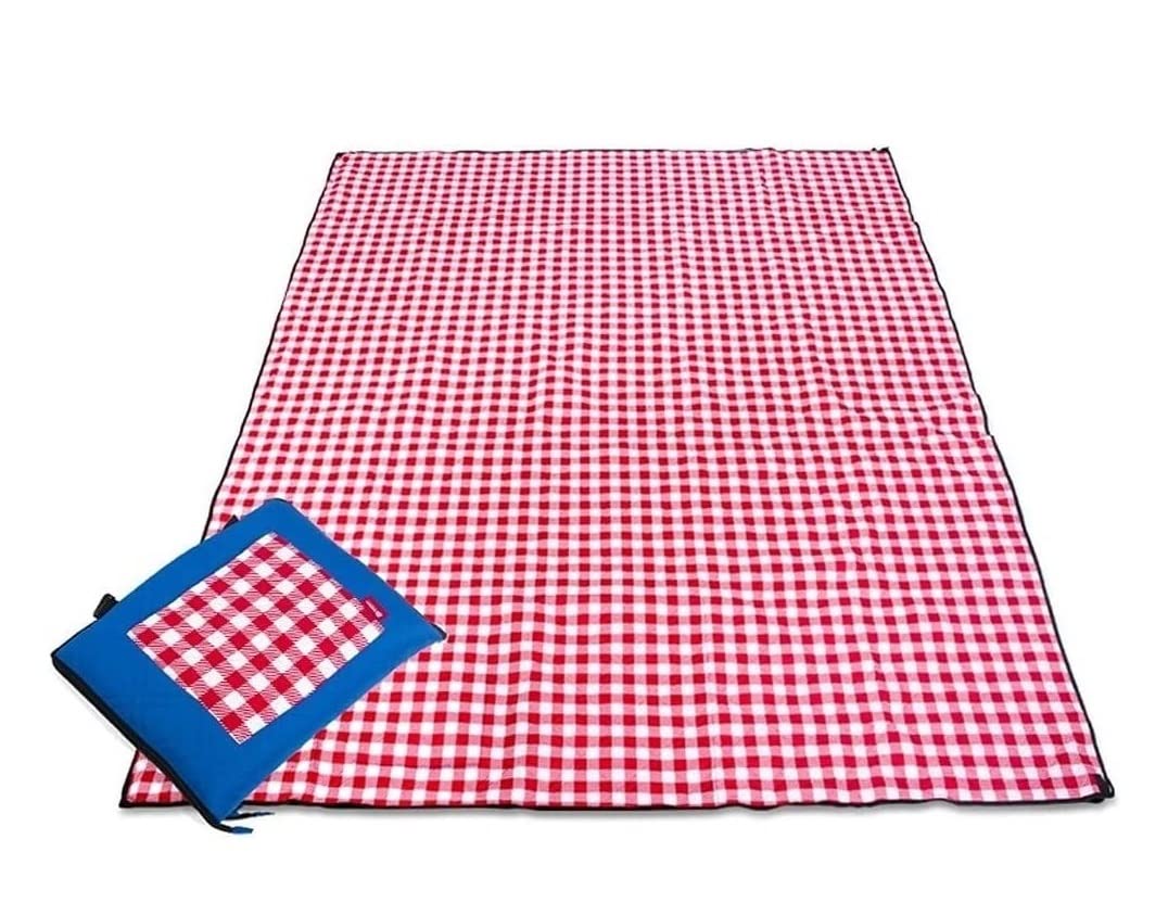 Koc Piknikowy Mata Piknikowa 200 * 250 Cm Miękki Koc Piknikowy Na Plażę Ponadgabarytowa Mata Piknikowa Na Pikniki Na Świeżym Powietrzu, Plaże I Kemping Koc Plażowy Do Parku(F)