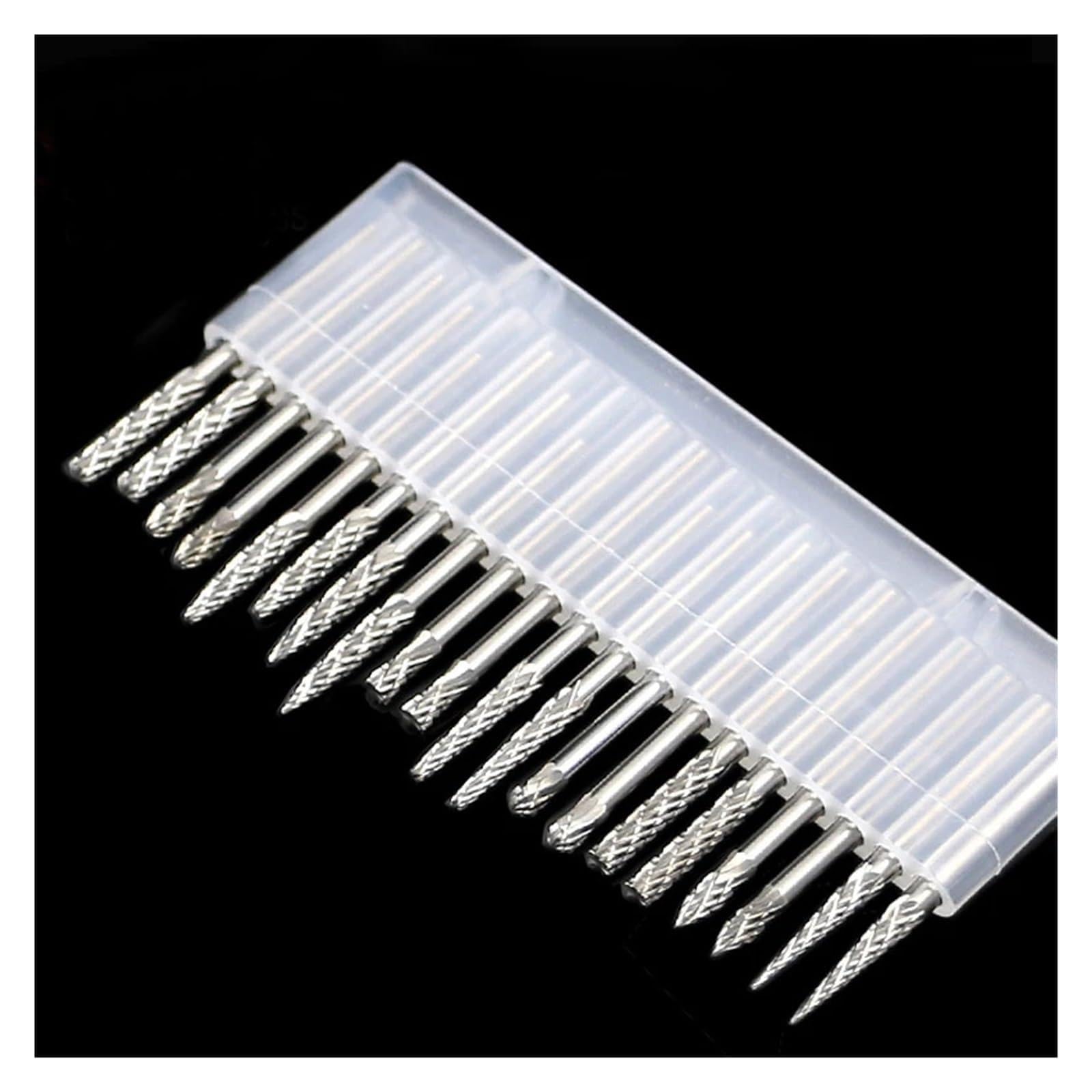 Fraises rotatives en carbure robustes pour accessoires de forets et mèches de gravure fine 20pcs