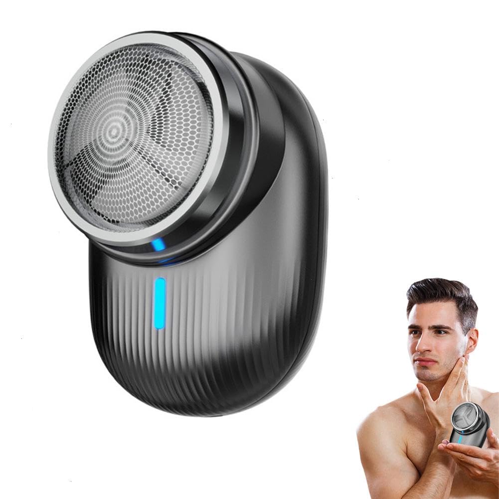 Sponsored Ad – Mini Electric Shaver, Wet Dry Portable Electric Shavers for Men, Waterproof, USB Fast Charging, Easy Cleaning, Lightweight Razor for Travel Office Business Trip, Gift for Men
