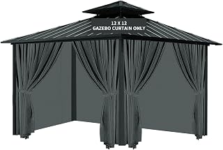 Gazebo - Tenda di ricambio universale per la privacy, 30 x 30 cm, impermeabile, 4...