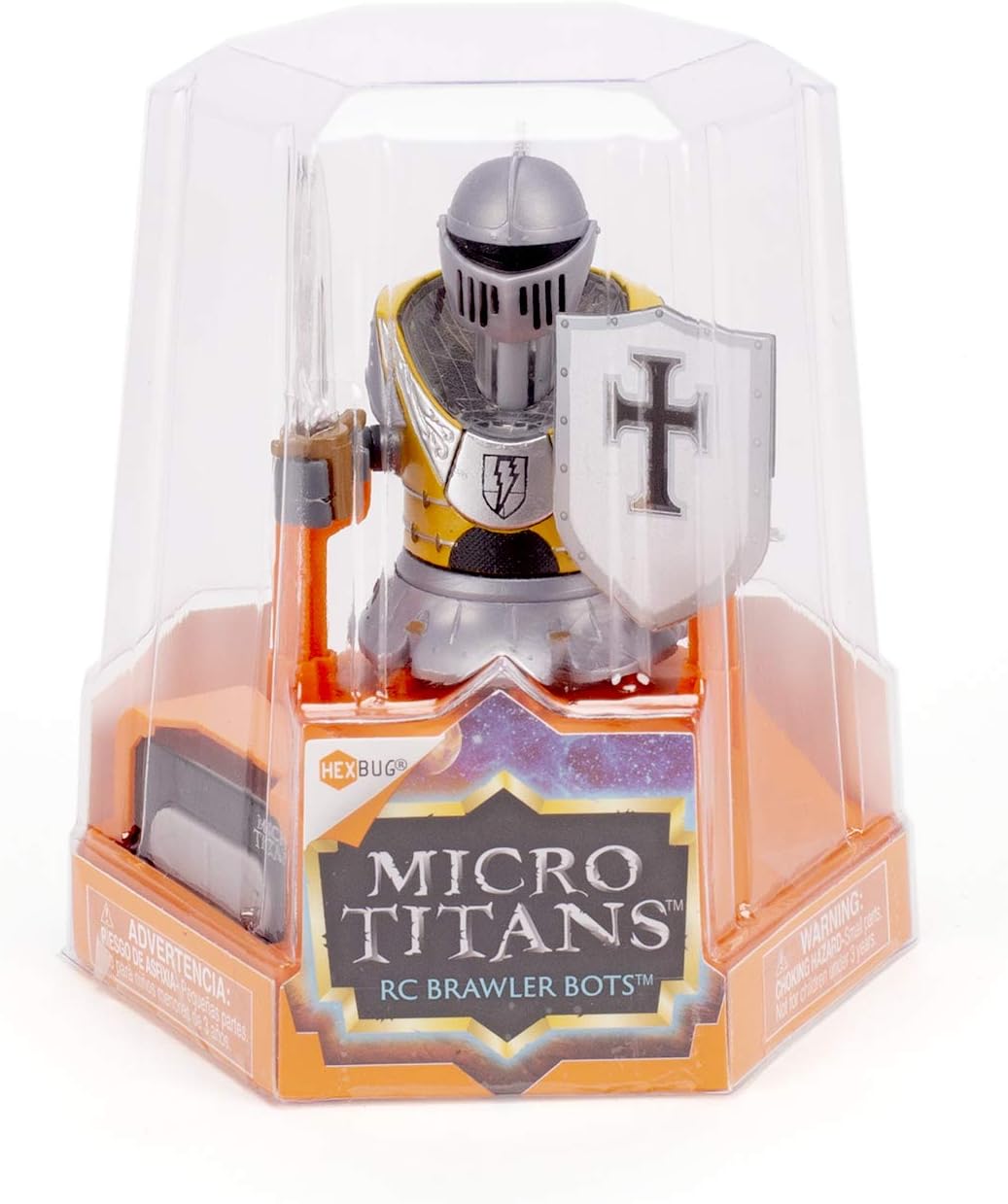 HEXBUG Micro Titans Knight Single, Toys for Kids, Remote Controlled Robot Battle (Yellow) : Toys & Games