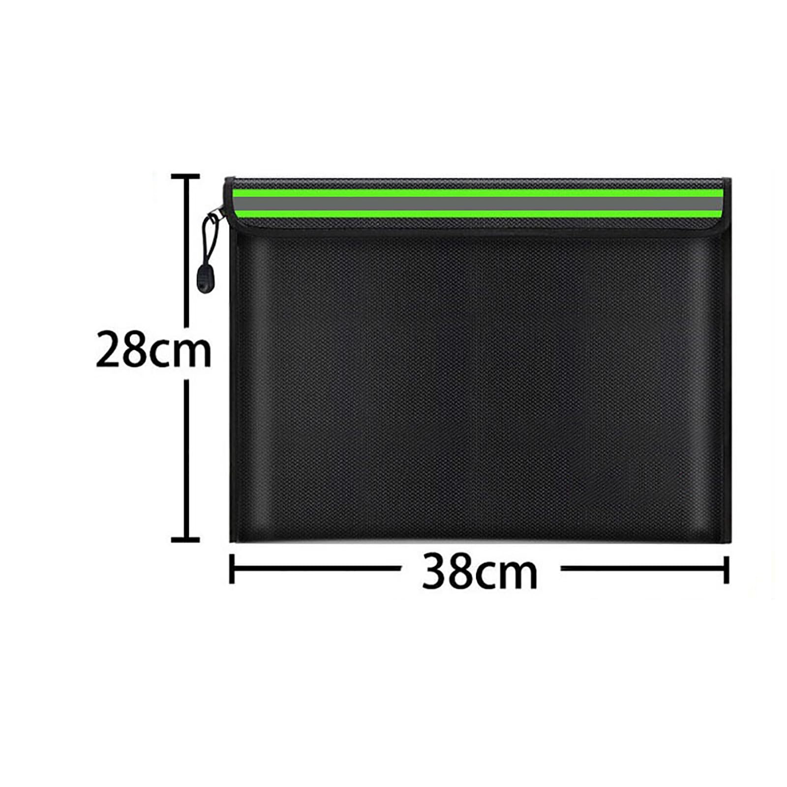 Porta Documenti Impermeabile e Ignifuga Borsa Porta Documenti Moto Borsa di Sicurezza per Barca Impermeabile Viaggio Passaporto Oggetti di Valore(B,38 * 28cm)