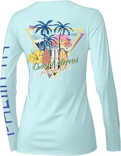 Palmyth Fishing Shirts for Women UPF 50+ Sun Protection Long Sleeve T-Shirt
