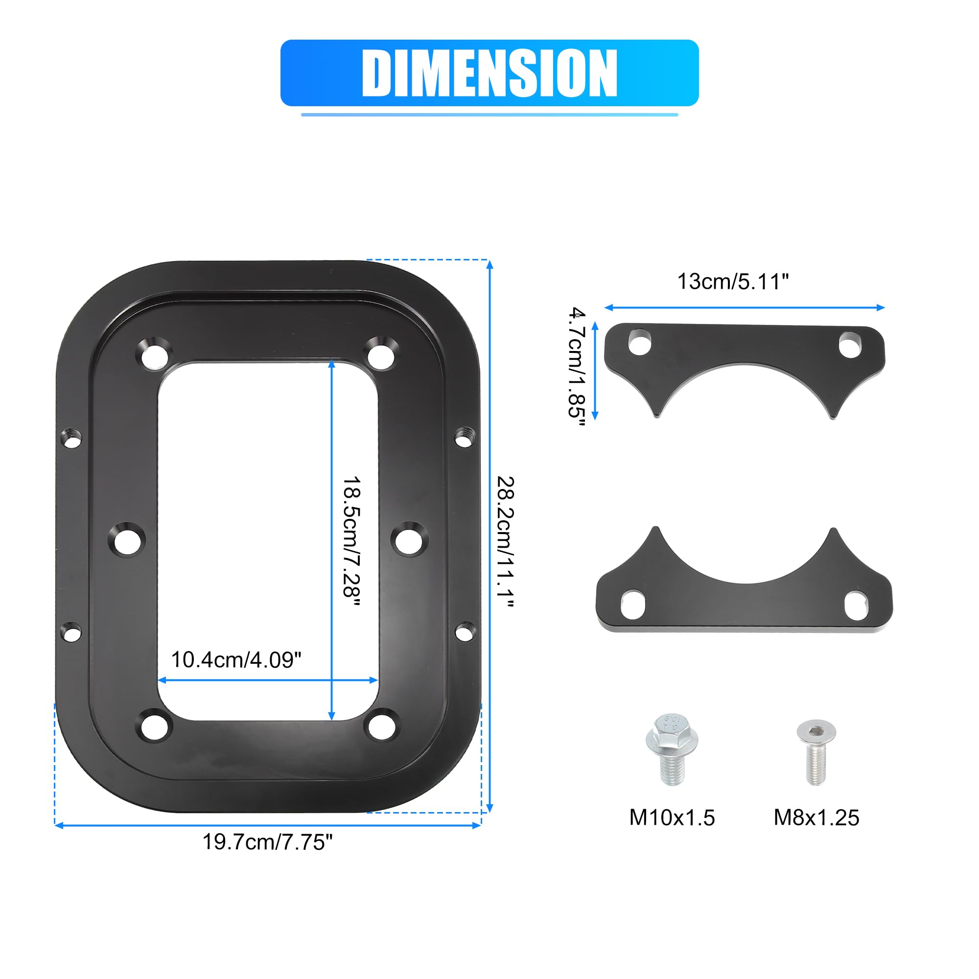 X AUTOHAUX 1 ensemble de support universel pour batterie de voiture