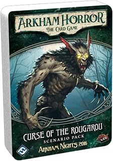 Fantasy Flight Games, Arkham Horror The Card Game: Scenario Pack - 1, Curse of The Rougarou, Card Game, Ages 14+, 1 to 4 P...