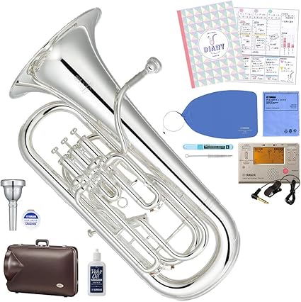 Amazon Yamaha Yep 642s ユーフォニアム 初心者セット チューナー お手入れセット付属 ヤマハ ユーフォニアム 楽器 音響機器