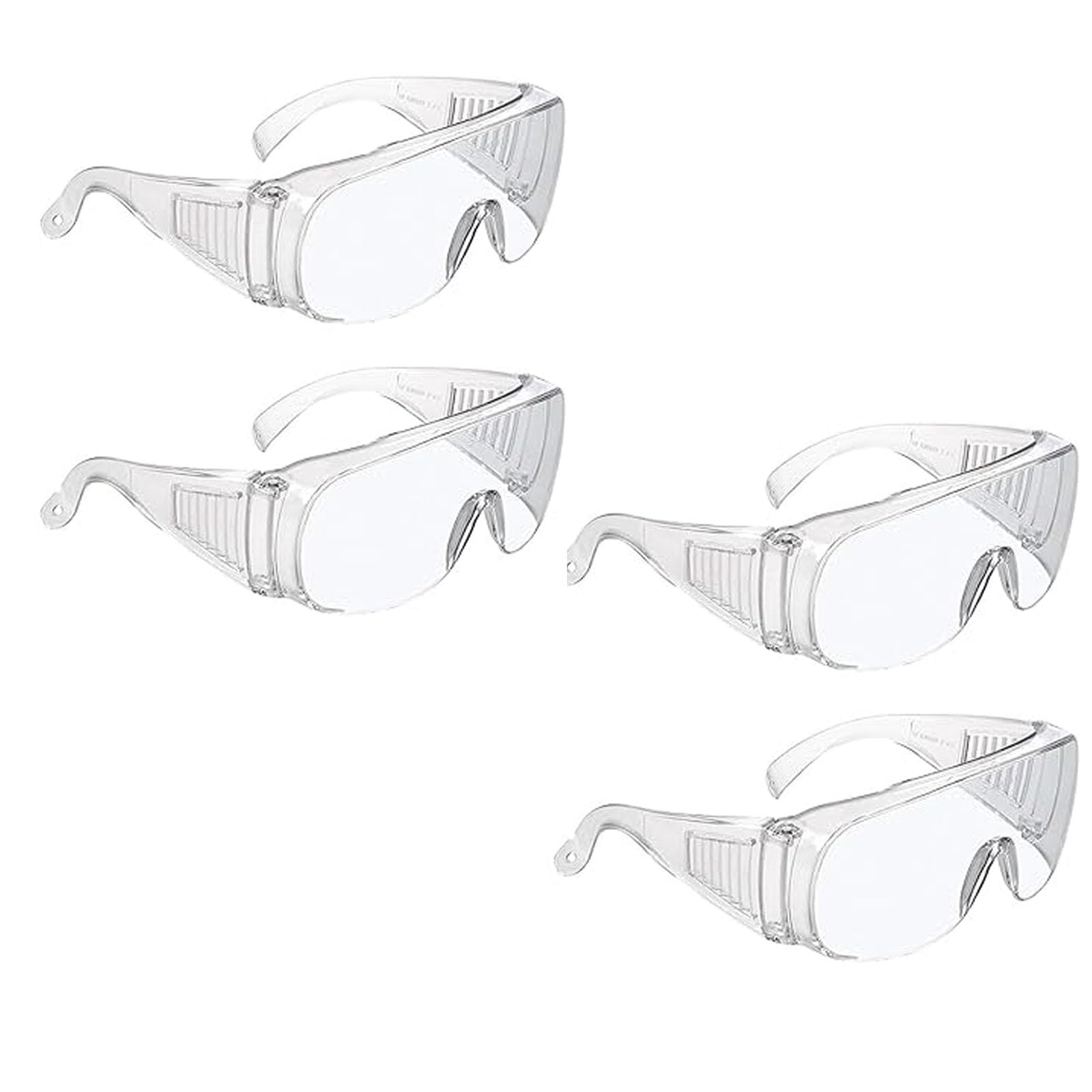 QhgPnt 4 Pack Safety Glasses, Protective Goggles for Work