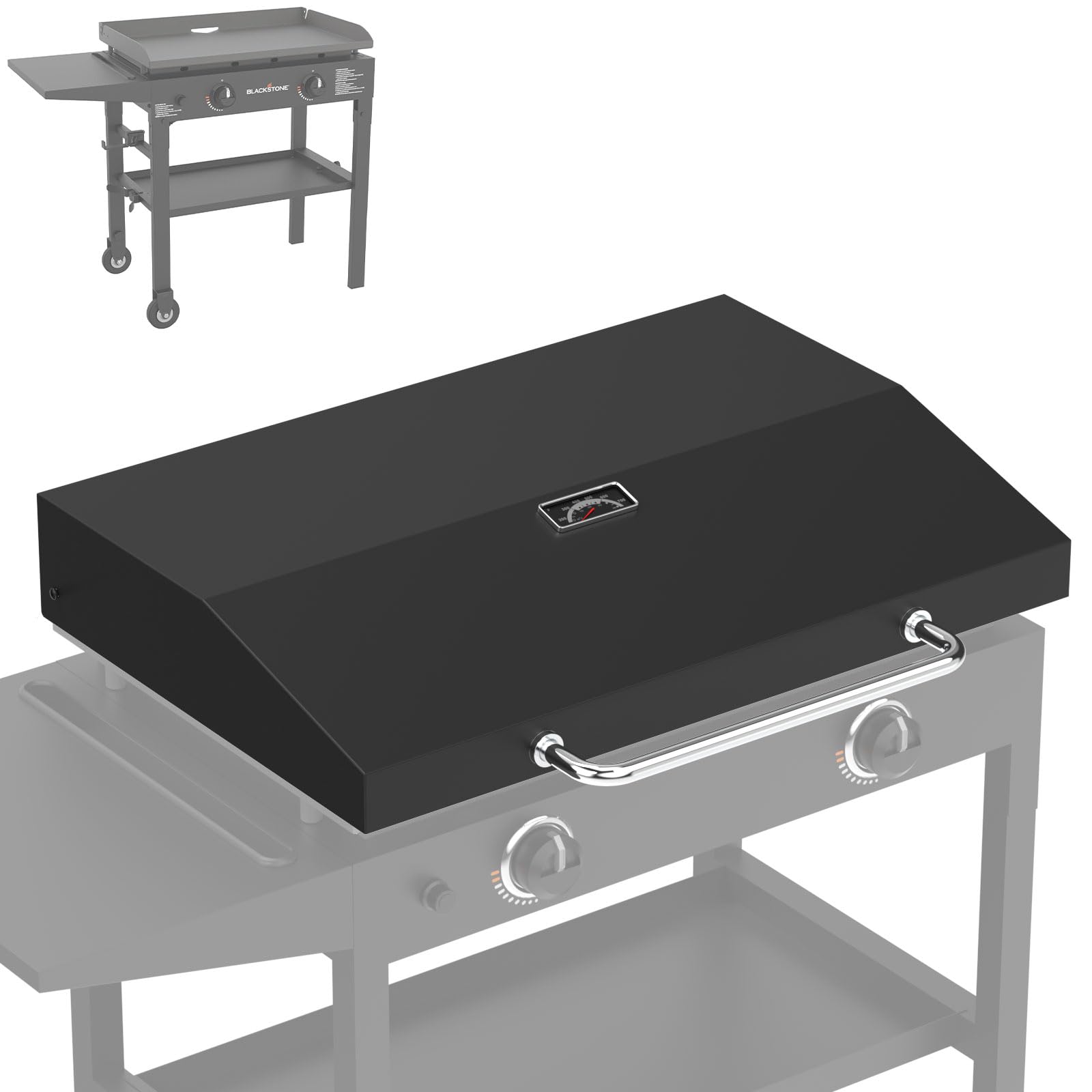 Grilldeckel Für Blackstone 71,1 Cm Grillplatte – Flache Haube Aus Pulverbeschichtetem Stahl