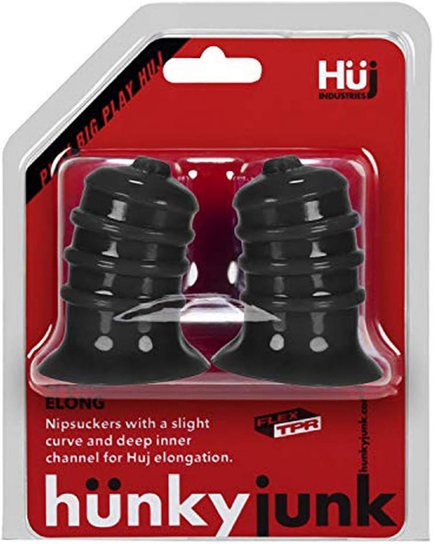 Hünkyjunk Elong Wide Base Nipple Sucker Black