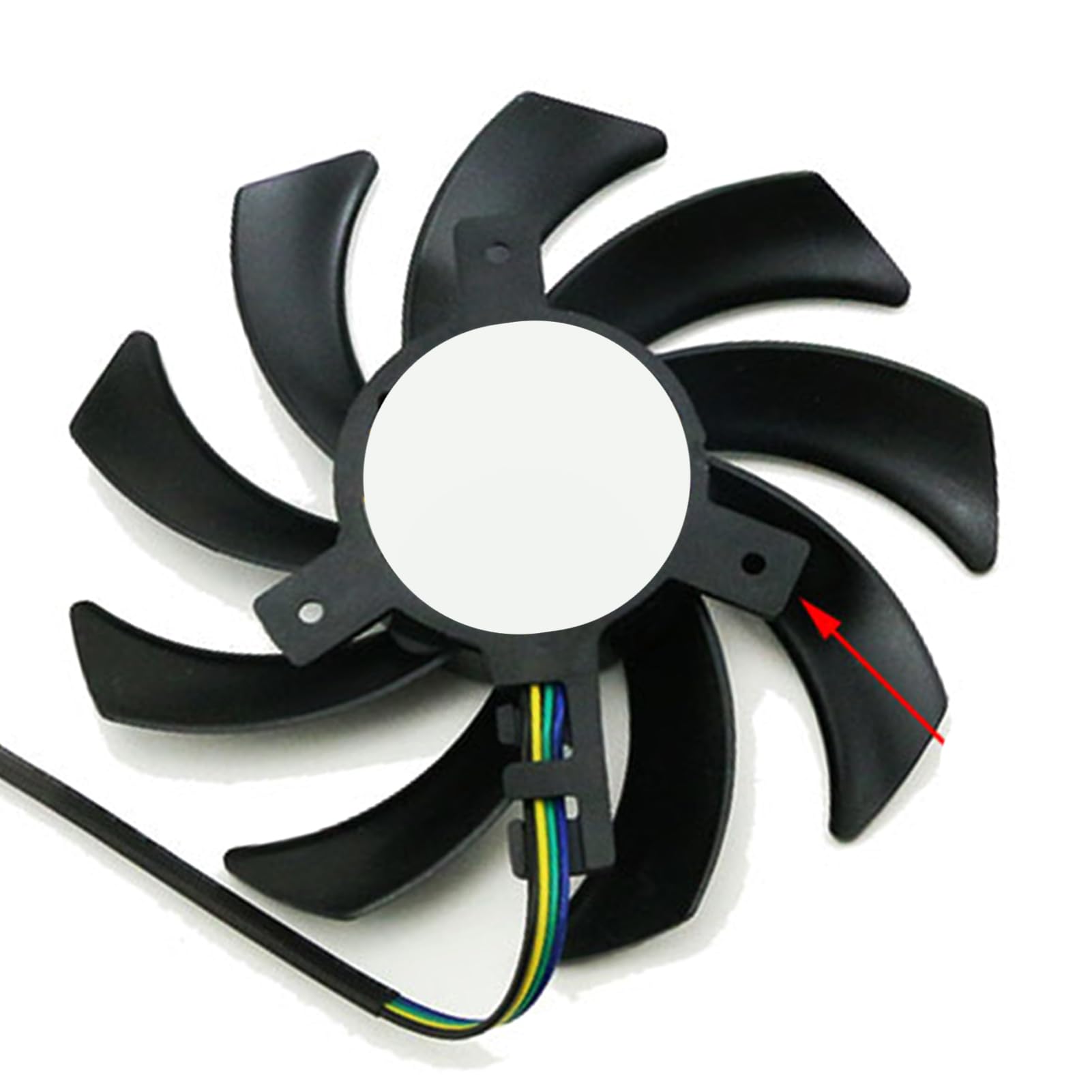 FDC10H12S9-C 87mm 12V 0.35A 4 Pin Graphics Card Cooling Fan Replacement for Dell Lenovo GTX 1660 1660s 1660ti Gaming Video Card Cooler Fans