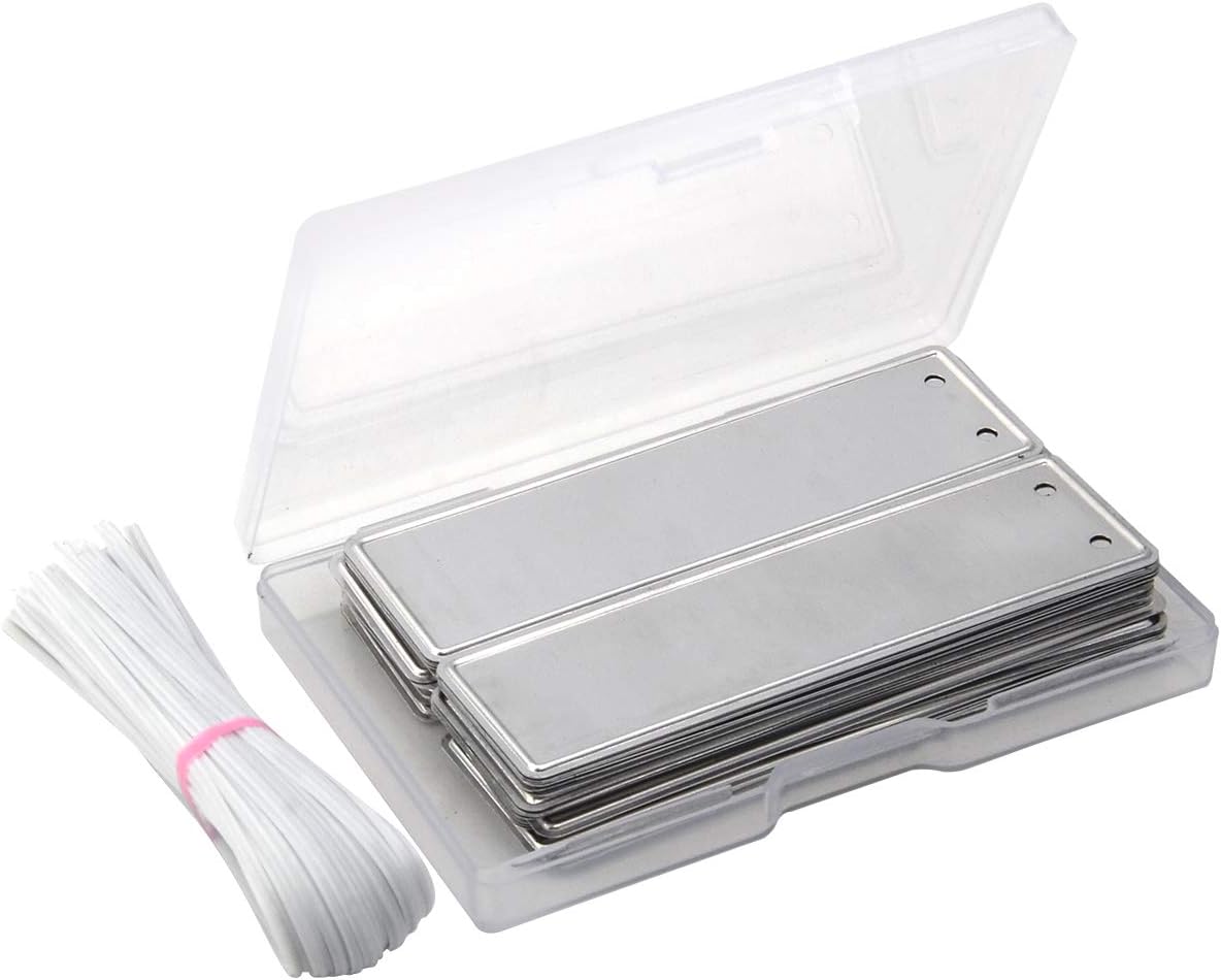 Coolrunner Metal Plant Labels, Aluminum Plant Tags, 6 Inch Wires Included (150)