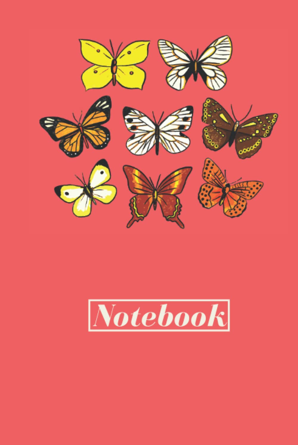 Butterflies Notebook: Butterfly Themed Notebook, Butterflies Journal, Butterfly Lover Notepad, Blank Lined Diary, Insect Lover Gift, Butterfly ... Lined Journal For Writing Down Daily Tasks