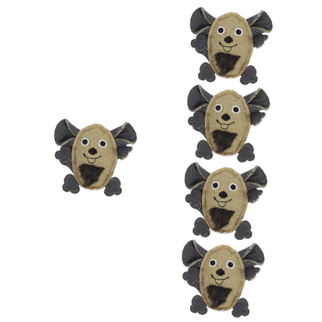 SUPVOX Lot De 5 Jouets Interactifs en Toile pour Chat en Forme De Queue À Mâcher 3 Pièces X 5