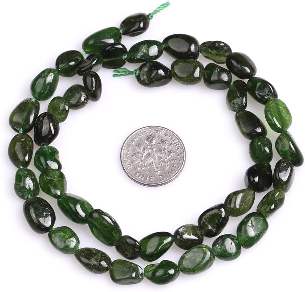Sweet & Happy Girl's Store 6X8mm Freeform Potato Shape Gemstone Apatite Crystal Beads Strand 15 Inch Jewellery Making Beads - Image 5