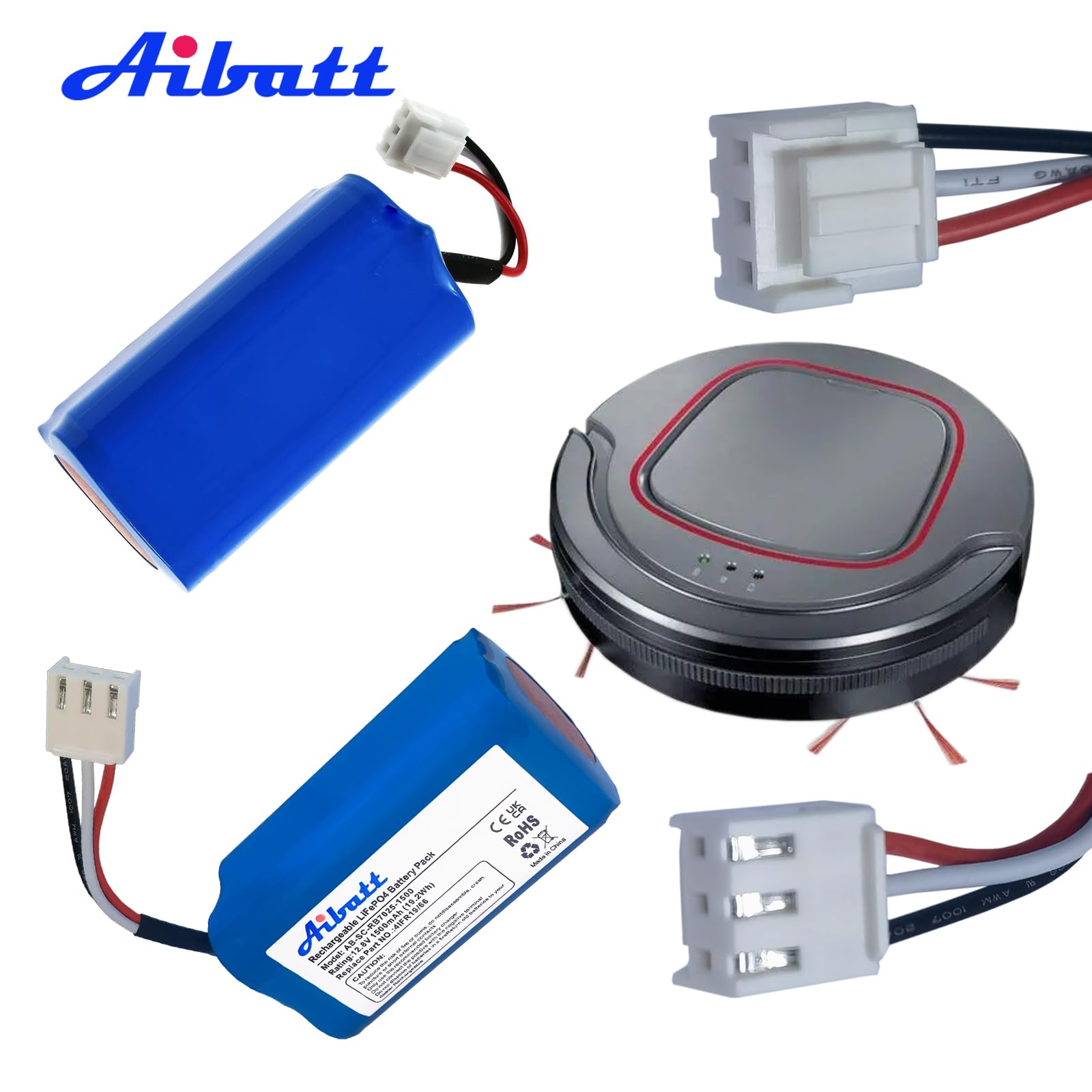 Akumulator 1500 mAh, zamiennik do odkurzacza Severin Chill RB7025, RB-7025, RB-7720, zamiennik do 4404048, 4IFR19/66 (12,8 V/Li-Fe)