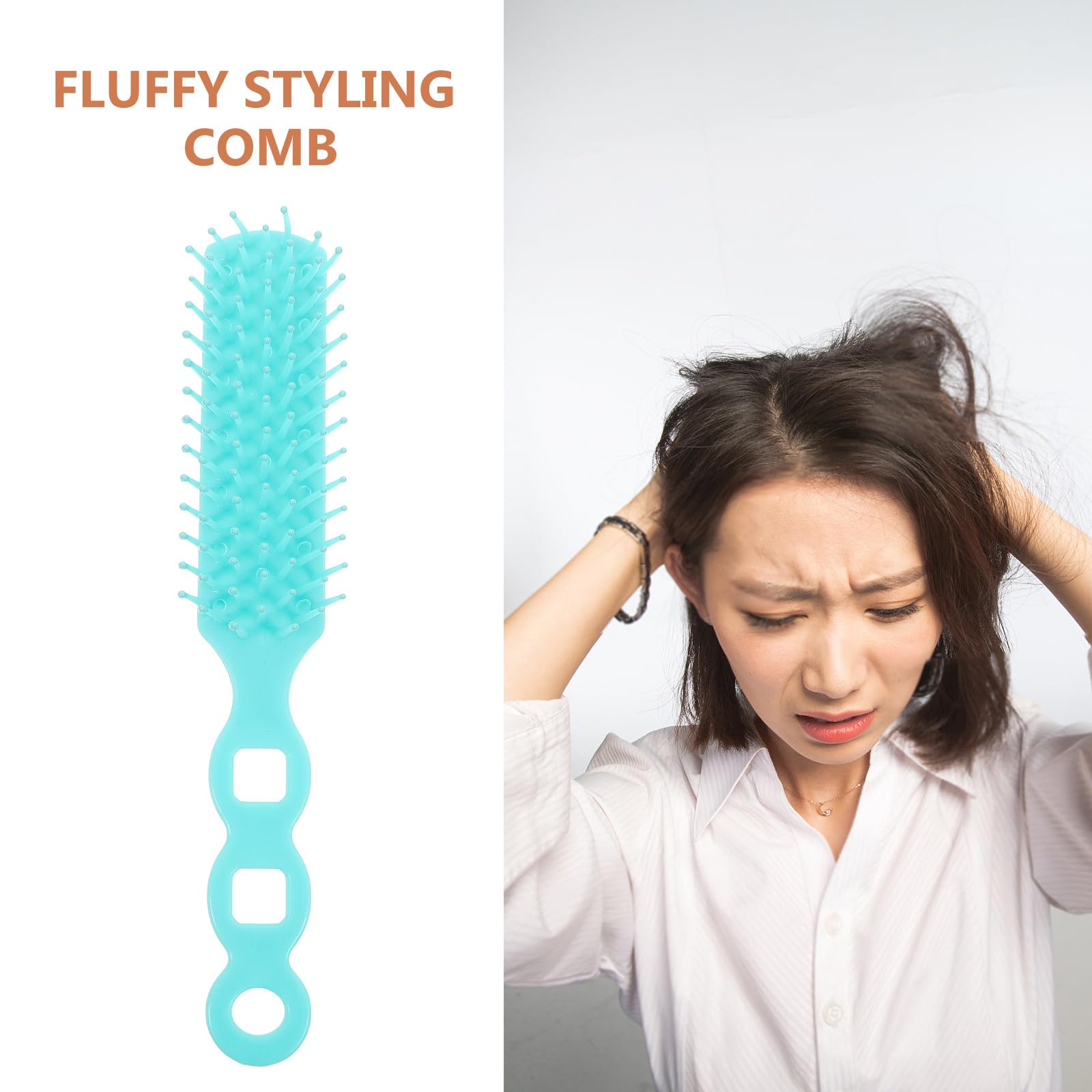 30 Stück Leichter Abs Kunststoff Haarkamm mit Massagefunktion für Frauen Kreatives Design für Voluminöses Haarstyling und Sanfte Kopfhautmassage zu Hause