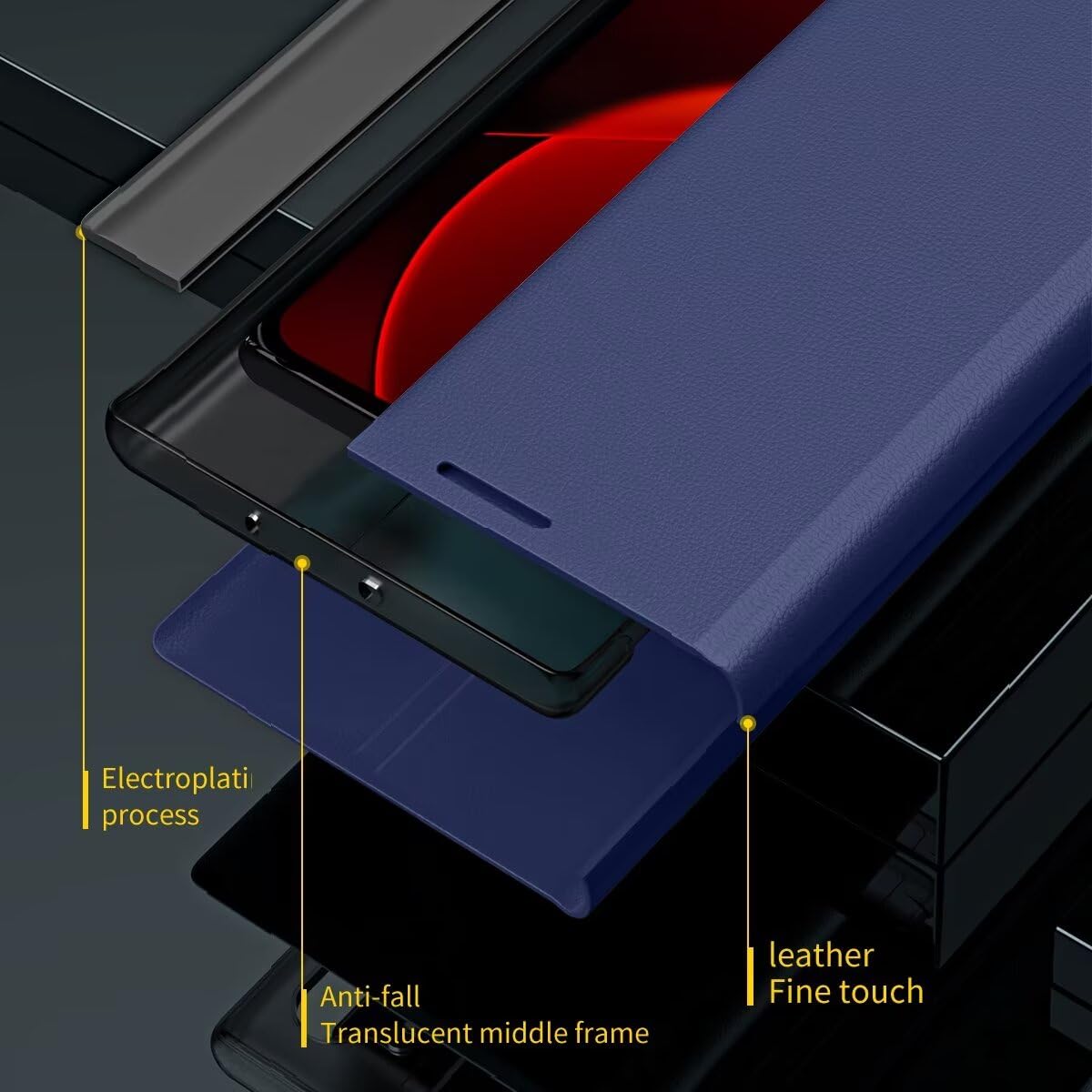 XINYUNEW Xiaomi Mi 10/Xiaomi Mi 10 Pro Cover, 360 Degree Case