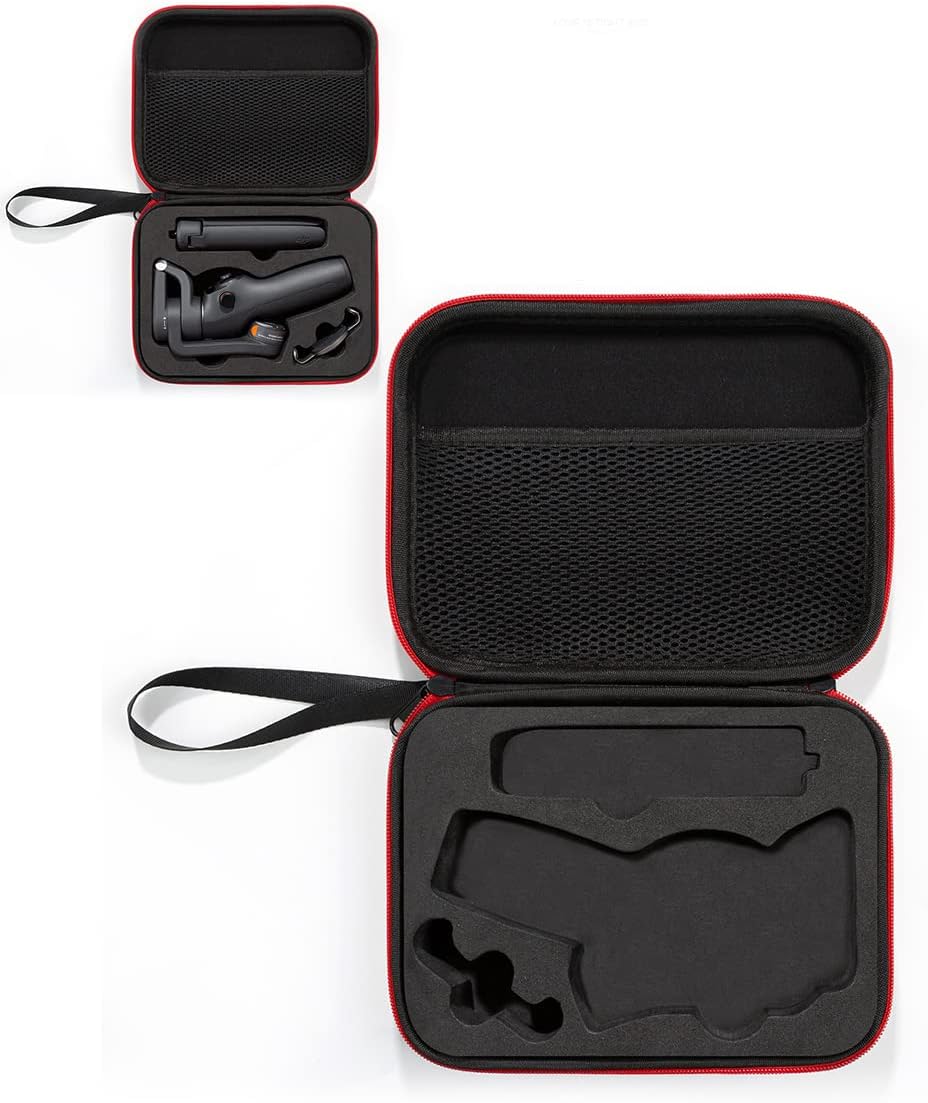 Storage Bag for DJI Osmo Mobile 6,Hard Shell Nylon Portable Case Phone Stabilizer Carrying Case for DJI Om6-Smartphone Gimbal Stabilizer & Accessories (Only Case Not Include DJI Product,Black)