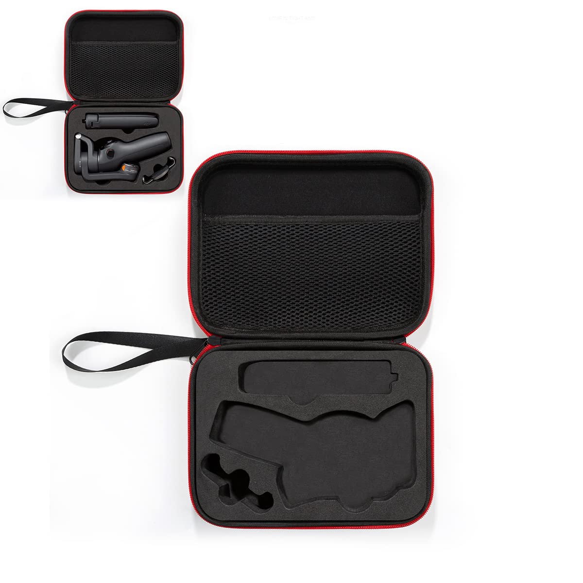 ZORBES Storage Bag for DJI Osmo Mobile 6,Hard Shell Nylon Portable Case Phone Stabilizer Carrying Case for DJI Om6-Smartphone Gimbal Stabilizer & Accessories (Only Case Not Include DJI Product,Black)