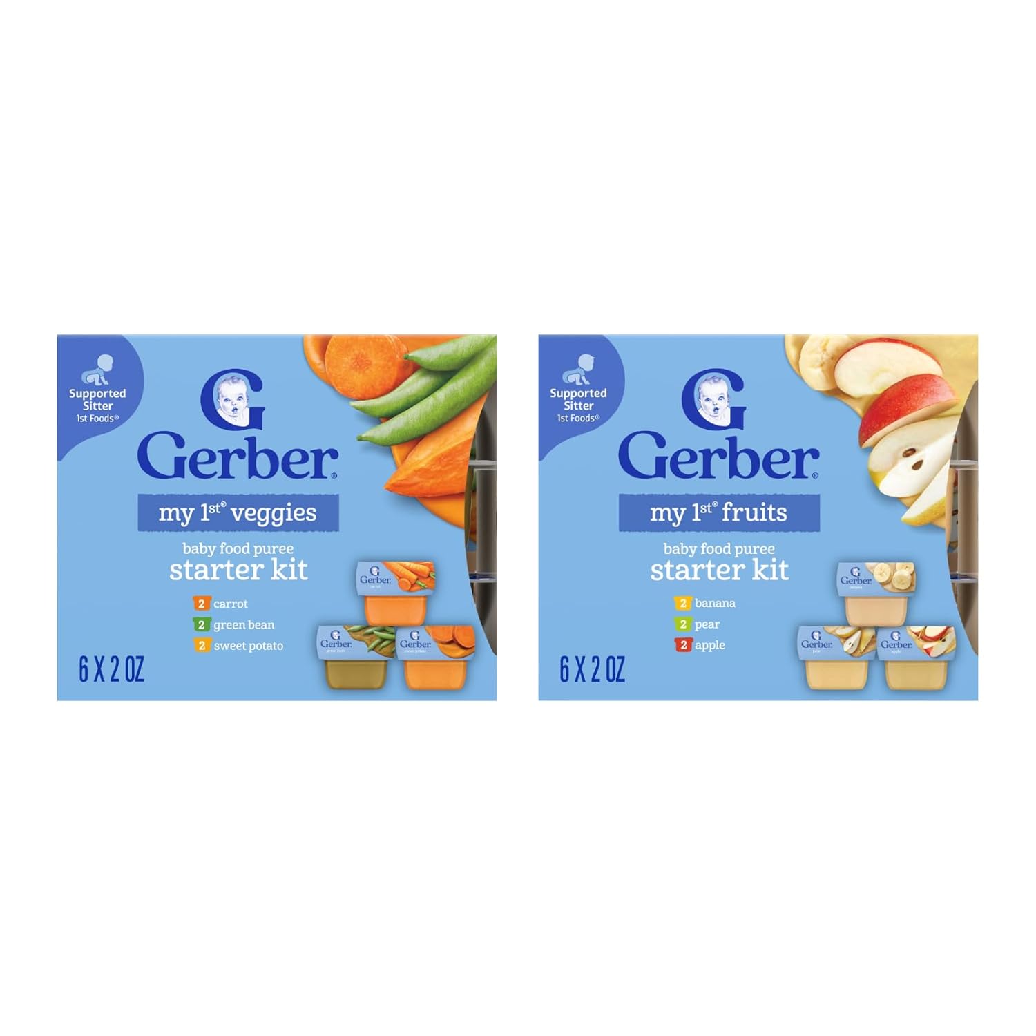 Gerber My First Fruits and Veggies Starter Kit Variety Pack (Variety Pack)