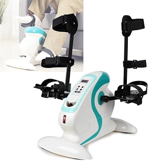 CGLYYDS Electric Pedal Exerciser for Seniors Physiotherapy Rehabilitation,Leg Exercisers,Adjustable Mini Cycling Rehab Equipment Exercise Peddling Machine for Handicap Disabled