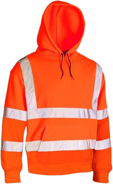 hi vis orange sweatshirt