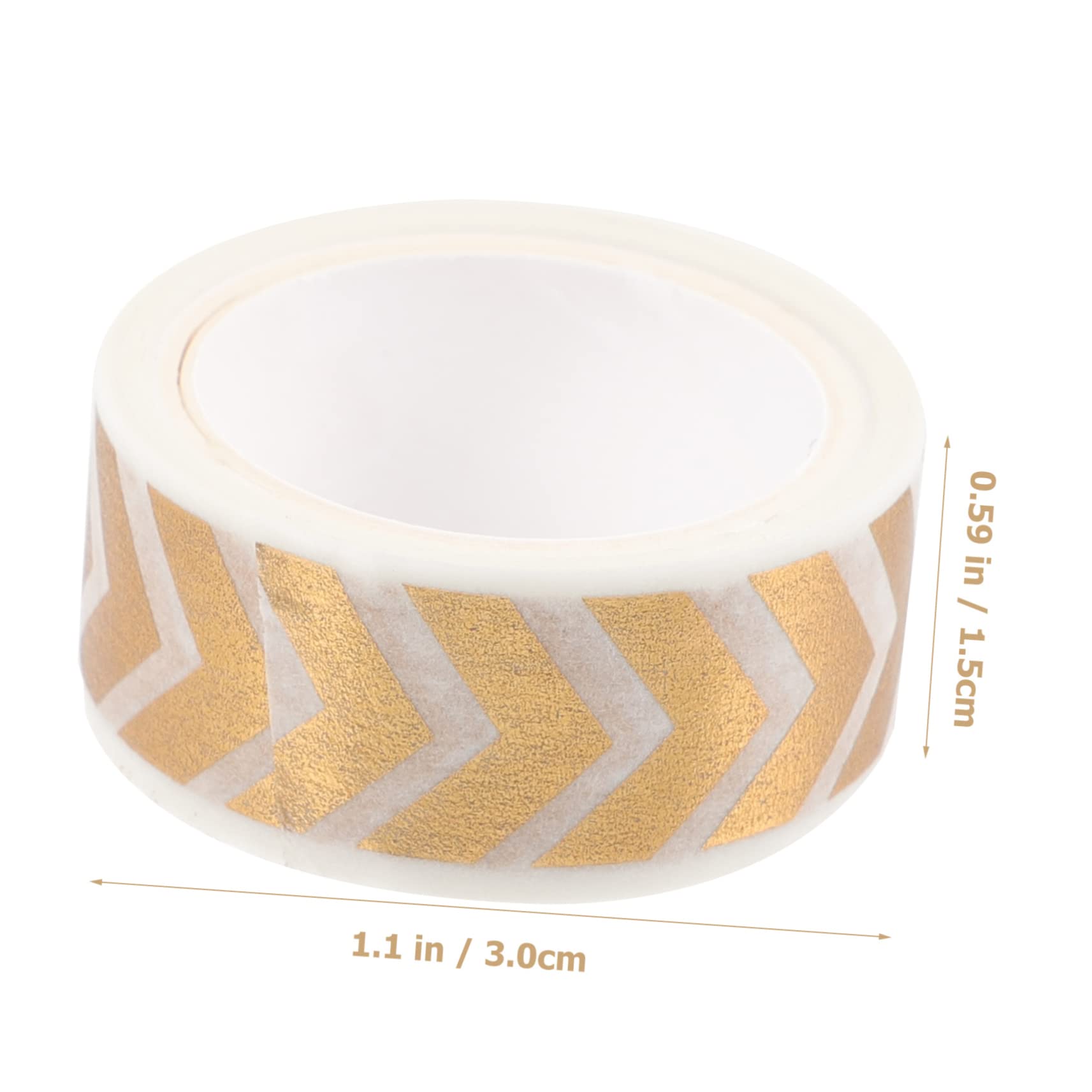 40rotoli Nastro Washi Decorativo Finitura Oro Per Scrapbooking e Progetti Fai Da Te Adesivi Per e Decorazioni Festive Facile Da Applicare e Rimuovere