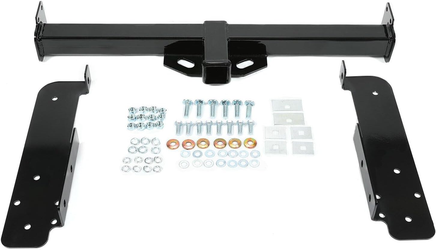 Trailer Tow Hitch Class 3 Steel Rear for Chevy for Express for Express Pasajeros for Express 3500/2500/1500,for GMC for Savana 3500/2500/1500 Black Powder Coated HLA10702